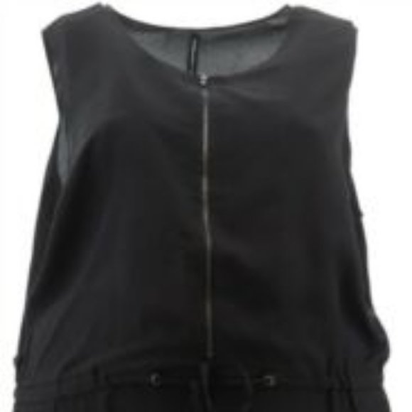 NWT VIEW WALTER BAKER BLK SLEEVELESS JUMPSUIT 24P - Picture 2 of 12